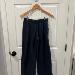 Hollister Navy Elastic Waist Shorts